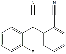 (2-Cyanophenyl)(2-fluorophenyl)acetonitrile 结构式