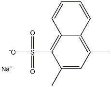 2,4-Dimethyl-1-naphthalenesulfonic acid sodium salt 结构式