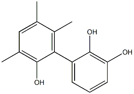 3',5',6'-Trimethyl-1,1'-biphenyl-2,2',3-triol 结构式