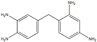 4-[(2,4-Diaminophenyl)methyl]-1,2-benzenediamine 结构式