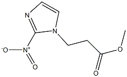 3-(2-Nitro-1H-imidazol-1-yl)propanoic acid methyl ester 结构式