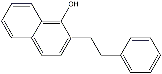 2-(2-Phenylethyl)naphthalen-1-ol 结构式