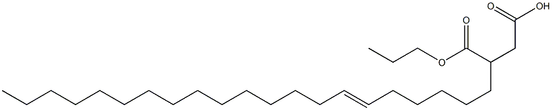3-(6-Henicosenyl)succinic acid 1-hydrogen 4-propyl ester 结构式