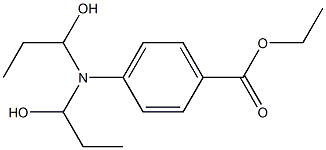 4-[Bis(1-hydroxypropyl)amino]benzoic acid ethyl ester 结构式