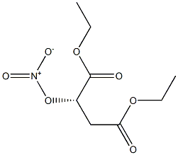 [S,(-)]-2-(Nitrooxy)succinic acid diethyl ester 结构式