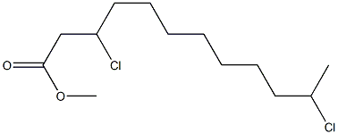 3,11-Dichlorolauric acid methyl ester 结构式