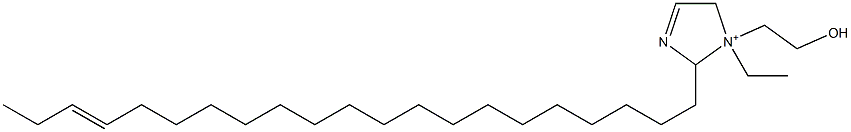 1-Ethyl-2-(18-henicosenyl)-1-(2-hydroxyethyl)-3-imidazoline-1-ium 结构式