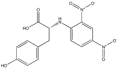 N-(2,4-Dinitrophenyl)-D-tyrosine 结构式