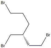 [R,(+)]-1,6-Dibromo-3-(bromomethyl)hexane 结构式