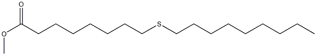 9-Thiastearic acid methyl ester 结构式