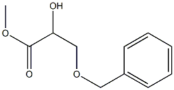 (-)-3-(Benzyloxy)-D-lactic acid methyl ester 结构式