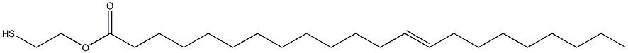 13-Docosenoic acid 2-mercaptoethyl ester 结构式