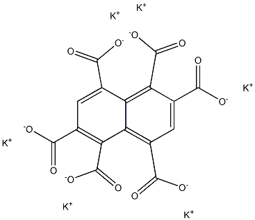 1,2,4,5,6,8-Naphthalenehexacarboxylic acid hexapotassium salt 结构式