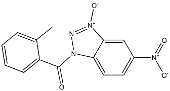 3-(2-Methylbenzoyl)-6-nitro-3H-benzotriazole 1-oxide 结构式