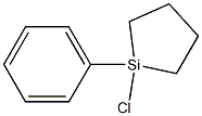 1-Chloro-1-phenyl-1-silacyclopentane 结构式