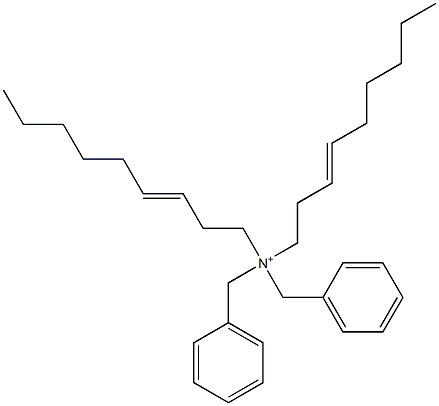 Di(3-nonenyl)dibenzylaminium 结构式