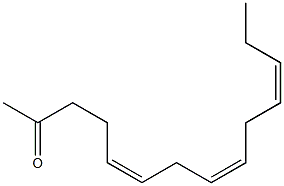 (5Z,8Z,11Z)-5,8,11-Tetradecatrien-2-one 结构式