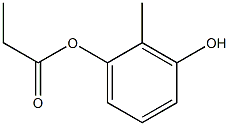 Propanoic acid 3-hydroxy-2-methylphenyl ester 结构式