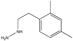 1-[2-(2,4-Dimethylphenyl)ethyl]hydrazine 结构式