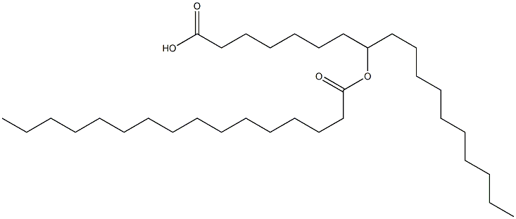 8-Hexadecanoyloxyoctadecanoic acid 结构式