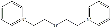 1,1'-[Oxybis(2,1-ethanediyl)]bispyridinium 结构式