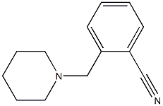 2-Piperidinomethylbenzonitrile 结构式