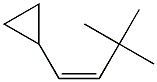 (Z)-1-Cyclopropyl-3,3-dimethyl-1-butene 结构式