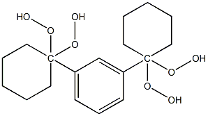 1,1'-(1,3-Phenylene)dicyclohexyldihydroperoxide 结构式