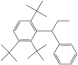 1-(2,3,6-Tri-tert-butylphenyl)-1-phenylpropane 结构式