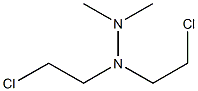1,1-Bis(2-chloroethyl)-2,2-dimethylhydrazine 结构式