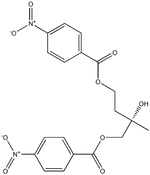 [S,(+)]-2-Methyl-1,2,4-butanetriol 1,4-bis(p-nitrobenzoate) 结构式