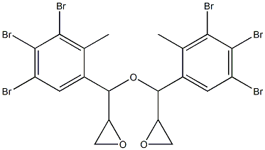 3,4,5-Tribromo-2-methylphenylglycidyl ether 结构式