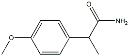 2-(4-Methoxyphenyl)propionamide 结构式