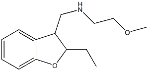 2,3-Dihydro-2-ethyl-N-(2-methoxyethyl)-3-benzofuranmethanamine 结构式