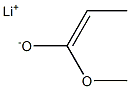 Lithium(Z)-1-methoxy-1-propene-1-olate 结构式