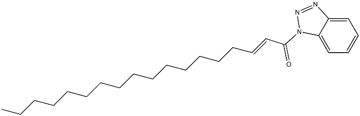 1-(2-Octadecenoyl)-1H-benzotriazole 结构式