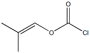 Chloroformic acid 2-methyl-1-propenyl ester 结构式