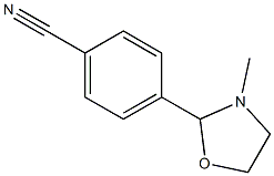 p-(3-Methyl-2-oxazolidinyl)benzonitrile 结构式