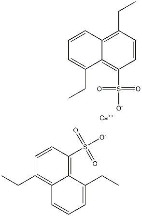 Bis(4,8-diethyl-1-naphthalenesulfonic acid)calcium salt 结构式