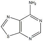 7-Aminothiazolo[5,4-d]pyrimidine 结构式