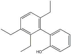 2-(2,3,6-Triethylphenyl)phenol 结构式