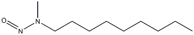 N-Methyl-N-nitrosononylamine 结构式