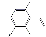 4-Bromo-2-ethenyl-1,3,5-trimethylbenzene 结构式