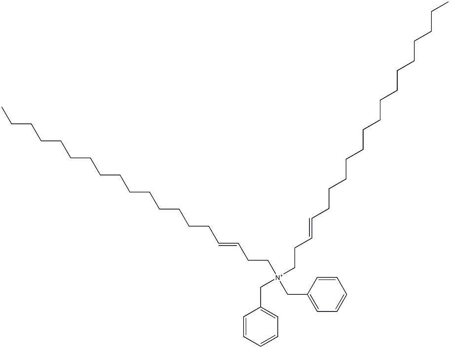 Di(3-nonadecenyl)dibenzylaminium 结构式