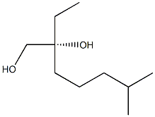 [R,(-)]-2-Ethyl-6-methyl-1,2-heptanediol 结构式