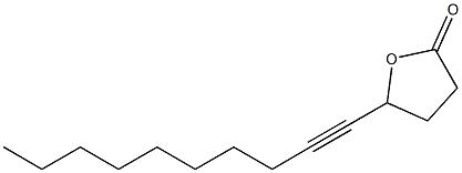 Dihydro-5-(1-decynyl)furan-2(3H)-one 结构式