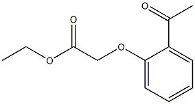 2-(2-Acetylphenoxy)acetic acid ethyl ester 结构式