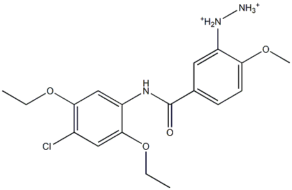 4-Methoxy-2',5'-diethoxy-4'-chloro-3-diazoniobenzanilide 结构式