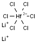 Lithium hexachlorohafnate(IV) 结构式