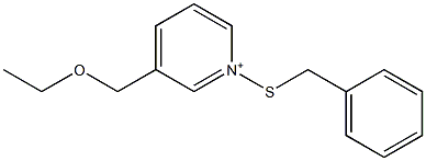 3-(Ethoxymethyl)-1-(benzylthio)pyridinium 结构式